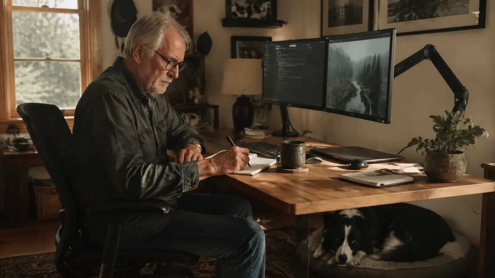 The Day Two Monitors on One Arm Made My Home Office Feel Like a Real Workspace